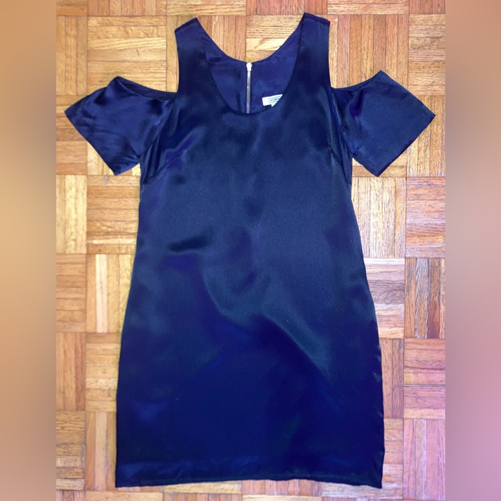 Nomia Midnight Blue Silk Mini Dress 8